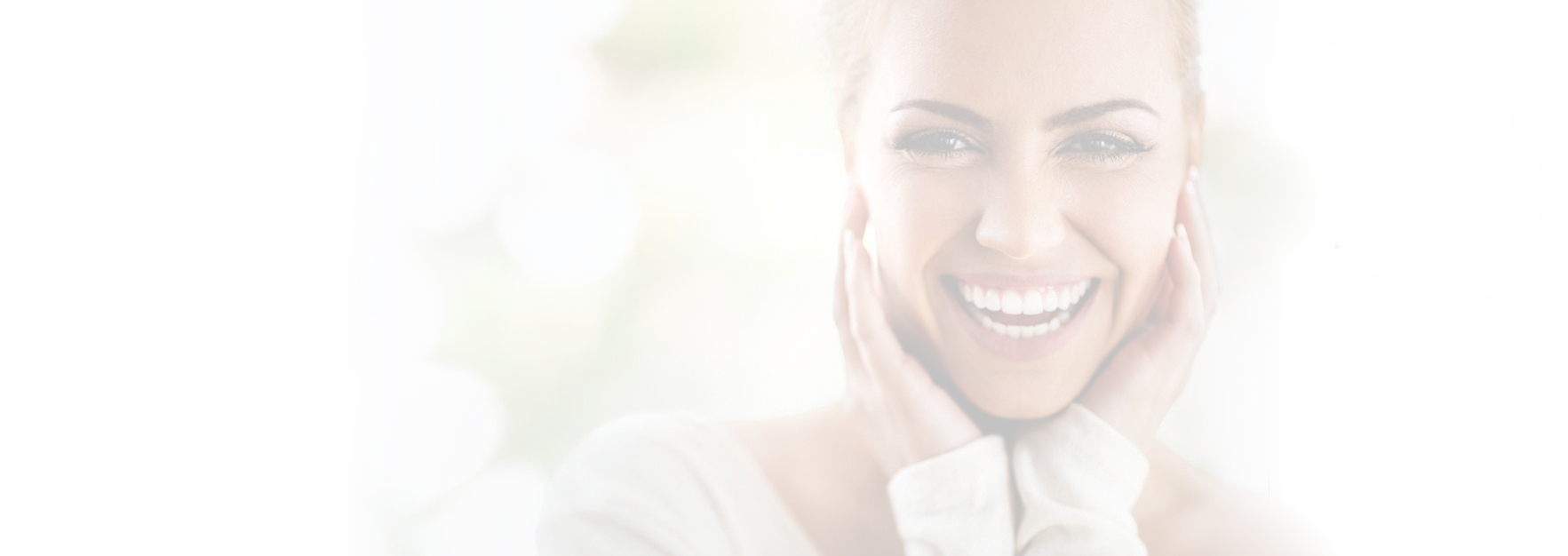 Woman smiling with veneers